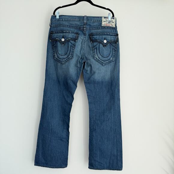 True Religion Other - True Religion Jeans Men 34x33 Boot Cut Y2K Embroidered Stitch Flap Pocket USA Ma